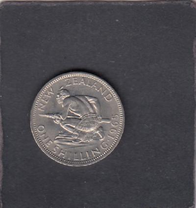 Beschrijving: 1 Shilling MAORI
